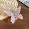 Pinza de Mariposa de Ácido Acético Imitación Sinfonía Hermosa Pinza de Tiburón Sirena Ji Pinza para el Cabello de Alta Gama Accesorios Versátiles para el Cabello Tocado para Mujer