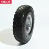 300-4 Rueda de Plástico Rojo con Rayos de Rueda de Hierro Llanta de Espuma Fabricante de Qingdao Personalizada 300-4 Rueda de Espuma de Poliuretano PU