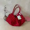 Bolso casual de alta gama para mujer 2026 verano lunares estilo femenino bandolera bolsa de mano de gran capacidad bolso de mano estilo casual