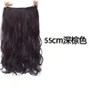 Peruca Extensões de Cabelo Femininas Cabelo Longo Cacheado Peruca de Uma Peça Cinco Clipes em U Onda Grande Invisível Natural Sem Marcas Peça de Cabelo