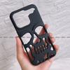 Funda para teléfono con calavera electrochapada esmerilada para Apple 15PRO MAX Funda para teléfono para iPhone 14 Moda