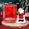 Velas criativas com tema de Natal transfronteiriças, decorações caseiras para as festas de Natal, velas de ambiente para a árvore de Natal e peças decorativas para presentear
