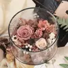 Caja de Regalo de Rosa Eterna de Flores Reales para el Día de la Madre, Maestra, Novia, Mejor Amiga Regalo de Confesión Decoración del Hogar