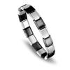 UILZ AliExpress Módulo Italiano Pulseira Diy Destacável Aço Titânio Destacável Personalidade Moda Combinação Pulseira
