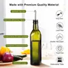 Botella de Aceite de Oliva Transfronteriza Olla de Vidrio para Aceite Sin Aceite Colgante Cocina Botella de Salsa de Soya Olla para Vinagre Grado Alimenticio Botella de Vidrio Cuadrada para Aceite Olla para Aceite