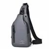 2024 Nueva Bolsa de Pecho Bolso Cruzado para Hombre Impermeable Moda Pequeño Bolso de Hombro para Llevar Comida Bolso de Hombro Retro Mochila para Hombre Bolso para Hombre