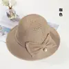 Sombrero para Mujer Verano Cinta Paja Lafite Sombrero para el Sol Moda Sombrero de Sol para Madre Sombrero de Sol de Verano para Mujer