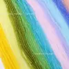 Boutique Cuentas Planas de 4/6/8 mm Cuentas de Vidrio Tallado Cristalino Rueda de Colores Navideños Cuentas Sueltas Accesorios para el Cabello Bolsas Zapatos Ropa
