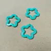 Acrílico 30MM con agujero colgante de estrella de cinco puntas llavero colgante pendientes pendientes material bolsa accesorios de joyería DIY