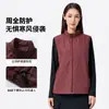 Nuevo Chaleco Flor de Nieve Cuello Alto Chaqueta Cálida Integrada Exterior Cortavientos Estampado LOGO Ropa para Grupo de Actividad de Empresa
