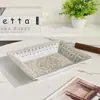 Bandeja de almacenamiento para carro tirado por caballos gris de H's Ouge Hueso de porcelana Caja de almacenamiento de escritorio para sala de estar Estudio Bandeja de almacenamiento Caja de almacenamiento Regalo