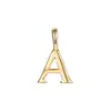 Plata S925 Colgante Individual Transfronterizo Pulsera de Letras DIY Collar Chapado en Oro de 14K Accesorios de Colgantes Simples Compactos