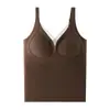 Colete térmico outono e inverno, elástico, justo ao corpo, confortável, anti-queda, modelador, de fleece quente, camada base resistente ao frio, amigável à pele e quente