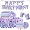 Amazon Lightning Huntress Grupo de Meninas Festa de Aniversário Kit de Decoração KPOP Pratos de Papel Descartáveis e Banners