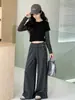 Pantalones para Niñas 2026 Otoño Nuevo Estilo Casual Pantalones de Yoga para Niños Mayores, Pantalones Ligeramente Acampanados, Pantalones Deportivos Sueltos, Pantalones Largos hasta el Suelo