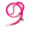 Cordão Original para Celular Longo 8mm Mosquetão de Montanhismo Transversal Ajustável Outdoor Elegante Dourado Escalada Corda Trançada