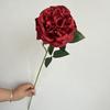 Nueva Flor Artificial Rama Única Rosa Grande Austin Peonía Camelia Ceremonia de Boda Salón de Bodas Fila de Flores Camino Guía Flor Arreglo