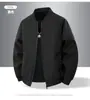 Chaqueta Holgada Versátil Estilo Retro Americano para Hombre Color Sólido Nueva Casual Ropa de Abrigo para Hombre Estilo Coreano Chaqueta de Vuelo Engrosada para Hombre