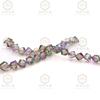 Cuentas de Cristal Cuadradas Diagonales K9 Premium Brillantes de 2/4/6/8mm Accesorios para Joyería Semi-Terminados