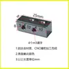 Acoplador de tira larga de aluminio M3 de 4 orificios Conector adaptador M4 Bloque de fijación Bloque cuadrado Barra de aluminio Disponible en fábrica de Dongguan
