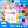 Amazon Juego de Cuentas de Vidrio de Arcilla Suave de 24 Colores Caja de Accesorios para Pulseras Hechas a Mano Transfronterizas