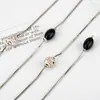 Colgante de Lujo Ligero con Forma de Piedra Cadena Decorativa para Cintura de Vestido Cadena de Perlas para Pantalones de Mujer Cinturón Metálico de Moda para Mujer