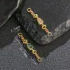 Prata 925 Banhada a Ouro Inlaid Turmalina Cabaça Ruyi Corrente de Festival Acessórios DIY Moda Novo Estilo Chinês Versátil Acessórios de Corrente de Festival