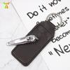 Estuche de Cuero para Guardar Cortauñas Individual Herramienta de Belleza para Manicura Estuche de Cuero Almacenamiento de Herramientas para Manicura Llavero