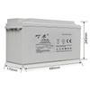 Batería Ding Dong 6-FM-150 controlada por válvula sin mantenimiento 12V150AH Pantalla CC Almacenamiento de energía UPS genuino