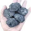 Material Filtrante de Piedra Volcánica Negra para Tratamiento de Agua, Material de Relleno para Humedales, Extendido Suelto para Hoyos de Árboles en Paisajismo, Partículas Pequeñas, Trozos Grandes de Piedra Volcánica