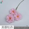 26 Años de Materiales de Flores Rosadas, Diseño de Rendimiento Comercial, Flores Falsas para Sesión de Fotos de Boda Romántica, Flores de Seda para Decoración Suave