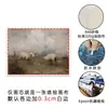 Pintura Decorativa de Paisaje de Granja con Marco Vintage Impreso del Pueblo Dafen de Shenzhen Arte de Pared para Dormitorio Pintado con Spray sobre Lienzo de Amazon