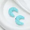 Nuevo Cielo Estrellado Luna Creciente Agujero Pasante Bola de Perforación Bolsita de Accesorios Cadena de Accesorios Accesorios para Joyería Hecha a Mano DIY Fabricante Mayorista