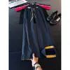 Pantalones de secado rápido estilo americano con bloques de color para hombre, diseño fino de verano, pantalones casuales transpirables, pantalones rectos de corte limpio