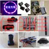 Aleación de Aluminio Puerta Retráctil Eléctrica Accesorios de Plástico Bloque Tenedor de Goma Deslizante Almohadilla Funda Resistente al Desgaste Conector de Clip de Cable Guía
