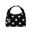 Bolso de hombro de lunares de moda transfronterizo, elegante bolso de axila de nicho de gran capacidad, elegante bolso cruzado con diseño de lunares
