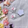 Perro Canela Conejo Flor de Resina Transparente de Dibujos Animados DIY Pegamento de Crema Accesorios para Joyería Funda para Teléfono Móvil Accesorios para el Cabello Hebilla de Zapato Pegatinas