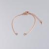 RUNMVNTY - Accesorios de cadena para pulsera de acero inoxidable DIY con cadena de extensión de gota de agua, tamaño opcional de 14,4 cm