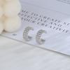 Pinza para Oreja Redonda de Tres Capas para Mujer Estilo Francés Minimalista Personalidad Trenzada Múltiples Capas Pendientes para Cartílago de la Oreja Fuente en Vivo de Celebridad de Internet