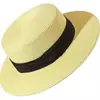 Sombrero de Paja de Ala Plana Protector Solar Estilo Francés Más Vendido en Xiaohongshu para Mujer, Sombrilla de Vacaciones en la Playa de Verano Sombrero de Paja de Moda