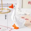 Treinta Gansos Cabalgando el Viento y las Olas Accesorios para Decoración de Pastel Lindo Gansito Blanco Celebridad de Internet Inserto para Pastel de Treinta Gansos