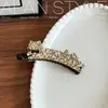 Um Grampo de Cabelo Elegante Estilo Francês de Acetato Gatinho Fofo Banana Grampo de Cabelo Torcido Acessório de Cabelo Simples para a Parte de Trás da Cabeça para Mulheres