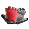 Guantes de Medio Dedo para Hombres y Mujeres, Antideslizantes, Resistentes al Desgaste, Transpirables, Guantes para Ciclismo al Aire Libre, Almohadillas de Palma de Silicona, Guantes de Entrenamiento Deportivo y Fitness