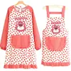 Bata de Lona Estilo Occidental Coreano para Catering y Trabajo, Ropa de Trabajo de Manga Larga para Puestos, Ropa Protectora Exterior, Anti-Suciedad y Resistente a Manchas, Mujeres del Hogar