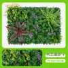 Planta Eucalipto Artificial Parede Criptografia Milão Gramado Combinado Planta Verde Artificial Cabeça de Porta Parede de Fundo Decorativa Parede de Plantas Verdes