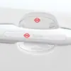 Tira Anticolisión para Coche Protector de Manija de Puerta Adhesivo Transparente Decoración de Manija Universal para Todos los Modelos de Coche