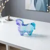 Adorno de Caballo del Zodiaco de Vidrio de Zibo, Decoración para Coche de Caballo Tang, Decoración de Escritorio de Oficina, Regalo para las Fiestas de Año Nuevo