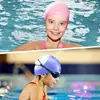 Gorro de Natación de Silicona para Adultos, Hombres y Mujeres, Gorro de Natación de Color Sólido, Stock Listo del Fabricante, Gorro de Natación Impermeable al por Mayor con Logo