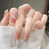 Armadura de mano sentido avanzado hecho a mano ins explosiones diamante roto mariposa uña piezas de uña al por mayor uñas portátiles