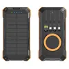 Batería Externa Solar Impermeable Personalizable con Logo de Amazon 20000mAh Carga Rápida para Exteriores Fuente de Alimentación Móvil 22.5W